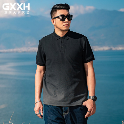 gxxh大码男装潮牌胖子短袖