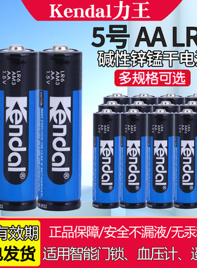 Kendal力王5号血糖仪遥控器血压计AA电池LR6 AM3无线鼠标键盘电池