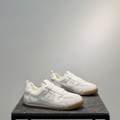 子男鞋 透气运动休闲鞋 2025新款 百搭潮软底德训鞋 低帮系带阿甘鞋 鞋