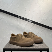 2026春季 百搭潮低帮板鞋 新款 大头一脚蹬懒人鞋 真皮软底休闲鞋 男鞋