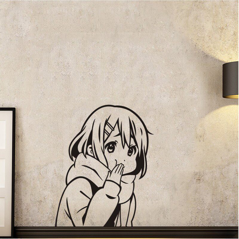 轻音少女墙贴k-on小唯表情贴画动漫二次元宿舍装饰贴