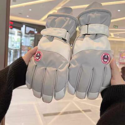 冬季户外防寒手套女加厚加绒保暖
