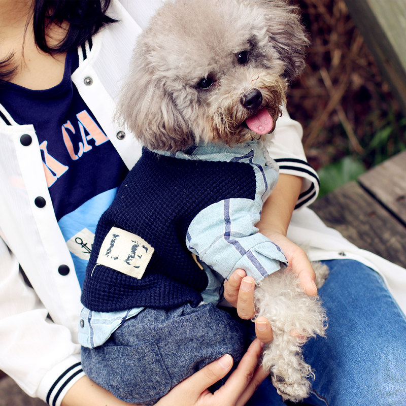 宠物狗狗衣服冬装泰迪法斗四脚雪纳瑞博美比熊幼犬小型犬猫咪服饰