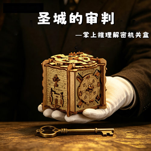 puzzle十级解密机关盒圣城的审判高难度烧脑成人解密玩具生日礼物