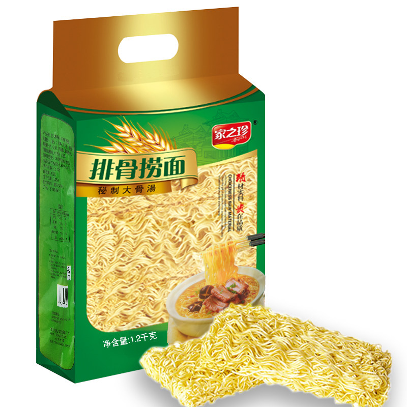 家之珍1200g排骨面汤面非油炸面