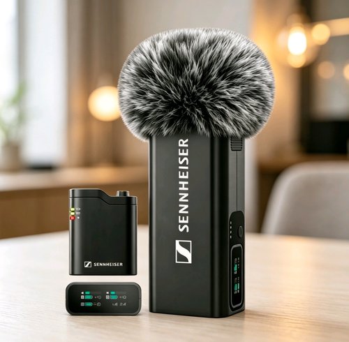 森海塞尔Profile Wireless领夹麦克风降噪毛罩话筒防风罩咪罩配件