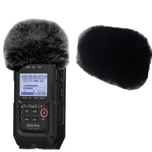 适用ZOOM录音机 H4N PRO咪罩录音笔防风毛毛套保护套话筒降噪毛罩