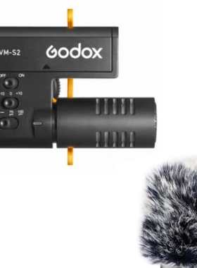 适用神牛IVM-S2麦克风防风毛毛套手机相机直播话筒降噪咪罩保护套