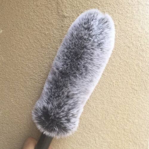 适用森海塞尔MKH416/MKH418S/RODE罗德NTG3麦克风话筒防风毛绒 套