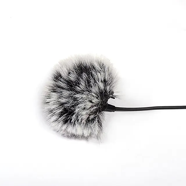 适用舒尔 DL4 UL4 TL47 45 46 48领夹麦克风防风毛套话筒胸麦毛罩