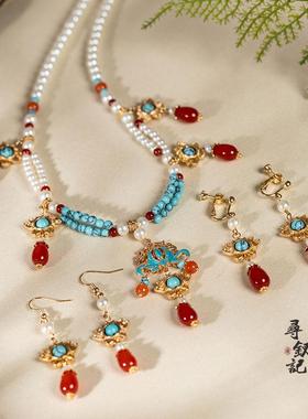 原创手工汉服古风耳环