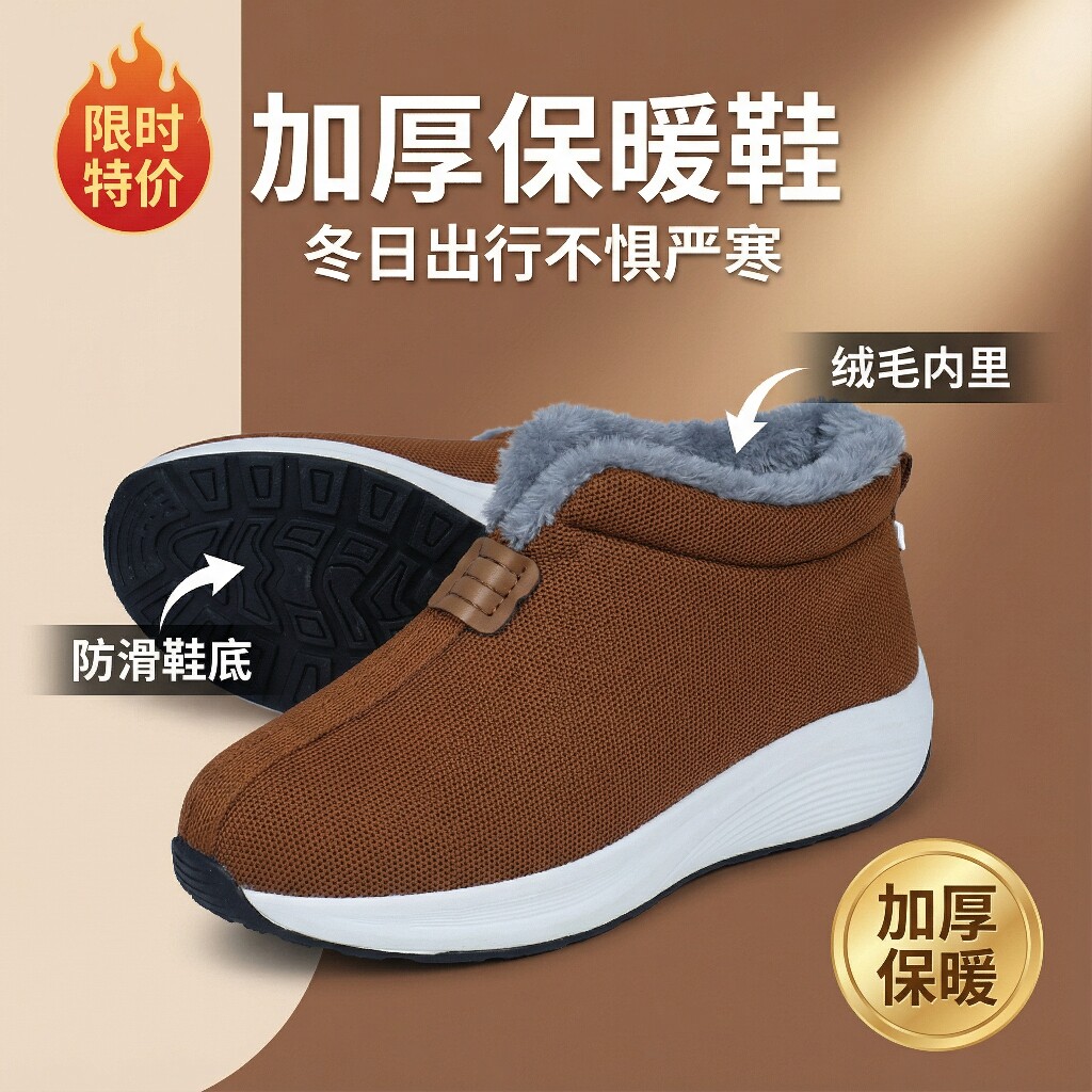 冬款僧侣男女二棉鞋防滑减震中帮棉鞋僧人师父冬季加厚加绒僧鞋