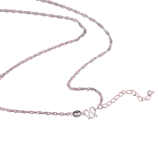 s999纯银项链加长链女款W扣M扣足银链子圆珠链素链颈链锁骨链新款