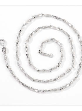 男女潮流银链新款百搭吊坠