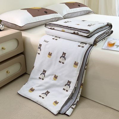 莱赛尔天丝数码印花夏凉被小清新