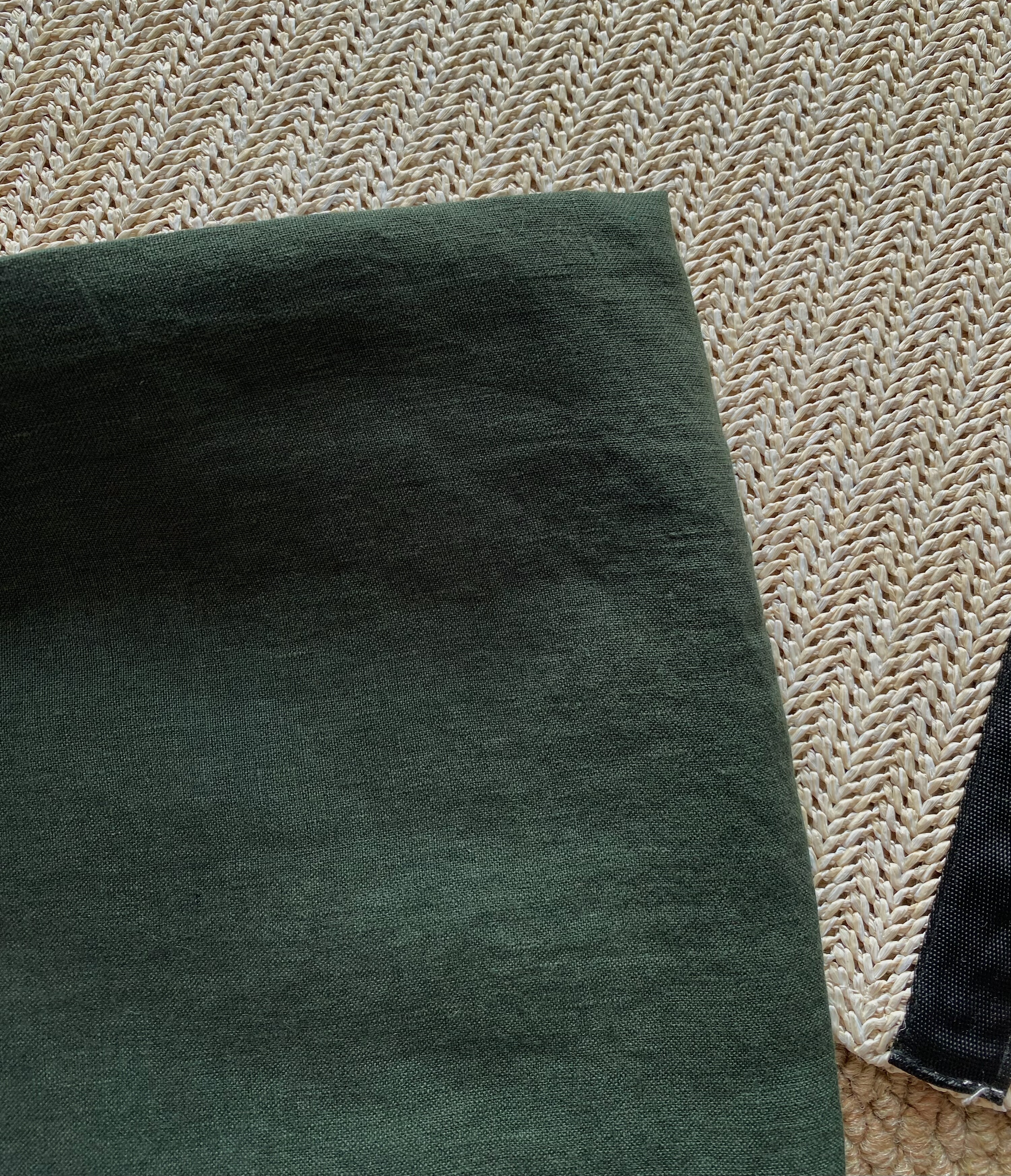 深绿色砂洗亚麻14支连衣裙服装面料半米价格宽度1.4米,纺织面料/辅料/配套,面料/布类,淘宝优惠券,粉丝福利购,淘宝优惠卷