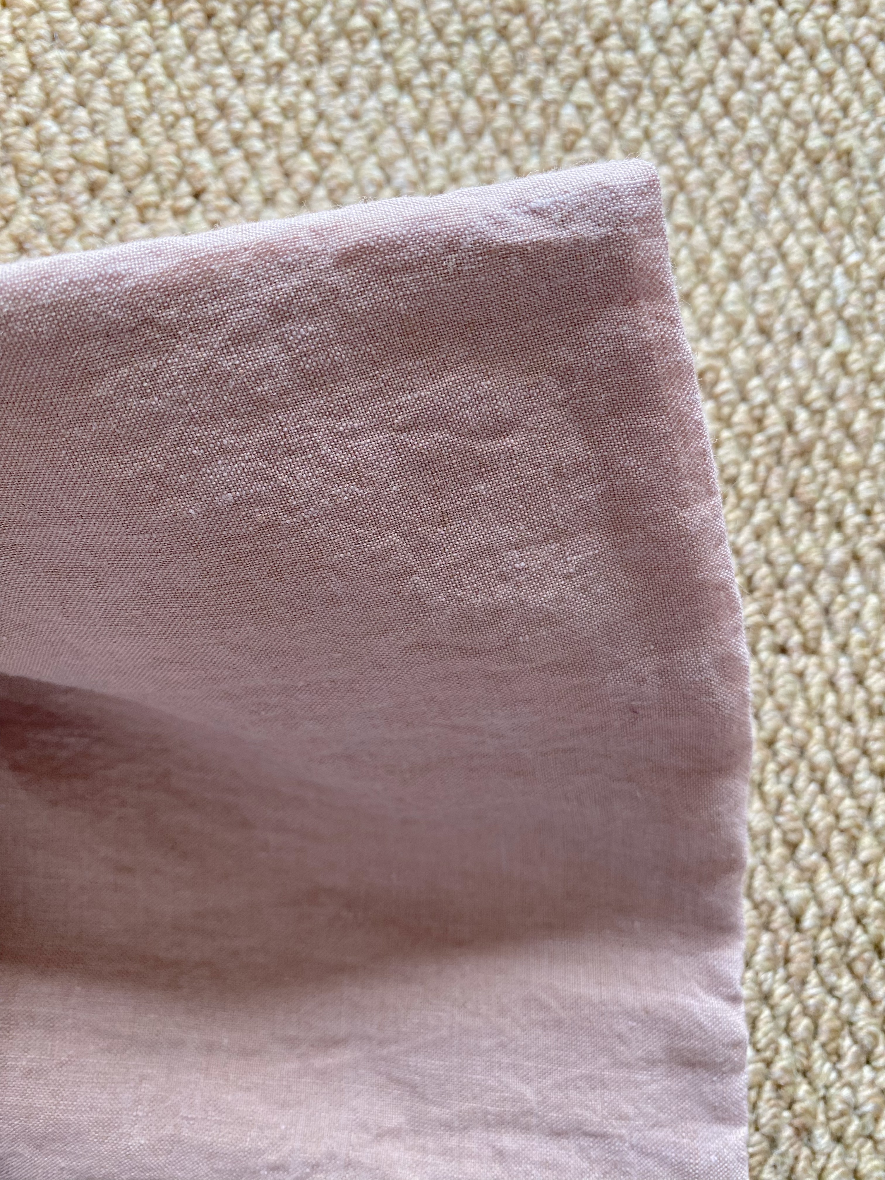 2025126浅肉粉变色龙亚麻布料半米价格14支宽度1.4宽,纺织面料/辅料/配套,面料/布类,淘宝优惠券,粉丝福利购,淘宝优惠卷