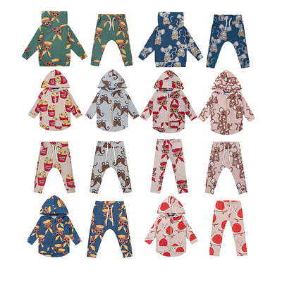 儿童猫咪连帽衫外套+裤子