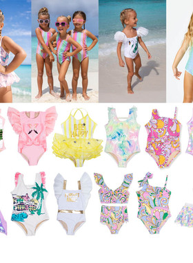 6折现货美国Shade critters 夏款儿童女童美人鱼游泳衣紫外线防晒