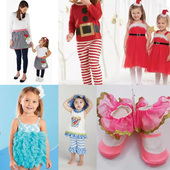 2折现货 2岁 清仓美国Mud品牌童装 女孩男孩T恤上衣裙子睡衣套装