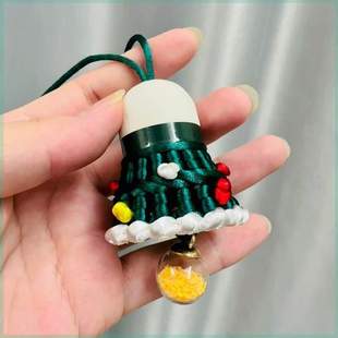 球包情侣圣诞节材料制作编织手工挂件礼物材料 送包挂饰羽毛球diy