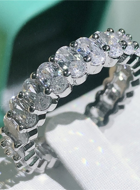 欧美风奢华锆石女士钻戒