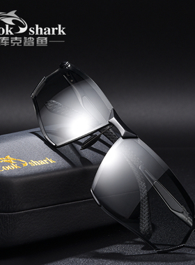 库克鲨鱼偏光变色太阳镜