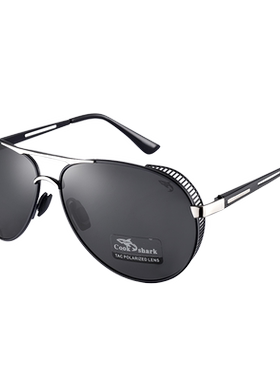 鲨鱼开车专用防风偏光眼镜