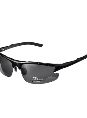 库克鲨鱼防紫外线个性开车墨镜男