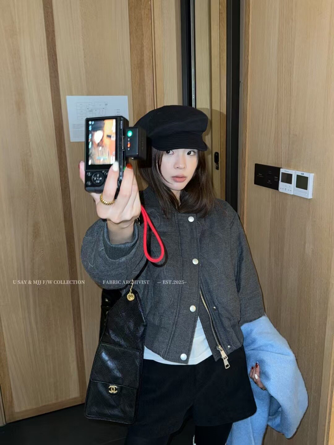 SY韩系新款时尚设计感小众休闲短款小个子棉服外套保暖高品质女潮