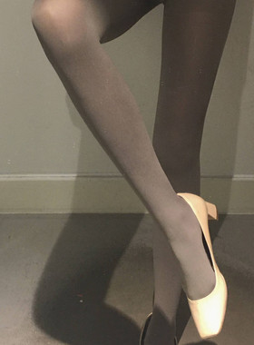 初秋新款HuiFeng智熏同款哑光莫兰迪色显瘦百搭打底丝袜连脚裤袜