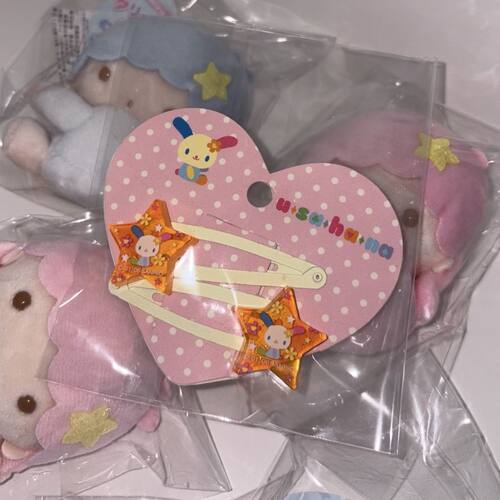 三丽鸥花小兔星星发夹可爱日系卡通边夹甜美少女刘海夹掰掰夹发饰