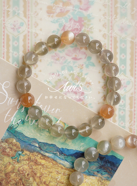 维之手纯净天然猫眼月光石女