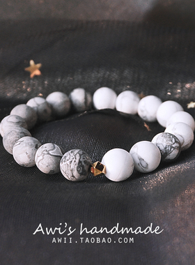 黑白灰潮流冷淡风工业风情侣手链