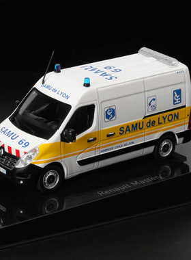 NOREV 1/43 雷诺 RENAULT MASTER 2014SAMU DE LYON合金模型 白色