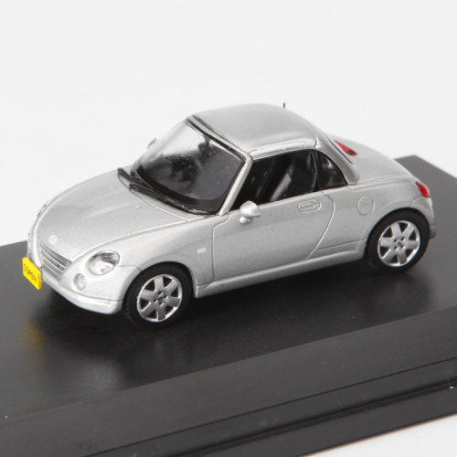 原厂 1/43 大发DAIHATSU COPEN 2003 合金模型 银色 不可开门