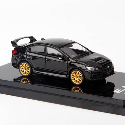 Hobby 1/64 斯巴鲁 SUBARU WRXE]20 黑色 合金模型 不可开门