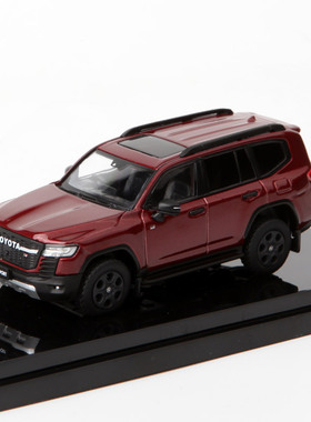 Hobby 1/64丰田Toyota LAND CRUISER JA300W白色合金模型不可开门