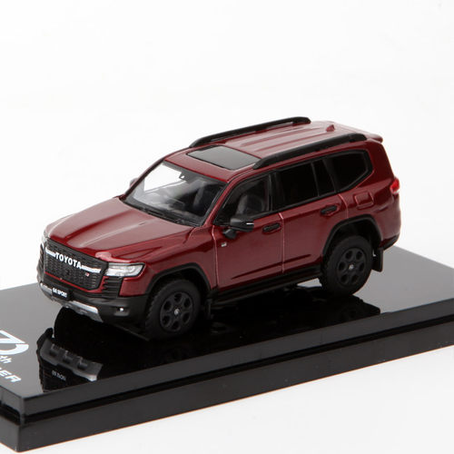 Hobby 1/64丰田Toyota LAND CRUISER JA300W白色合金模型不可开门
