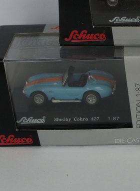 schuco 1/87 shelby cobra 427 蓝色