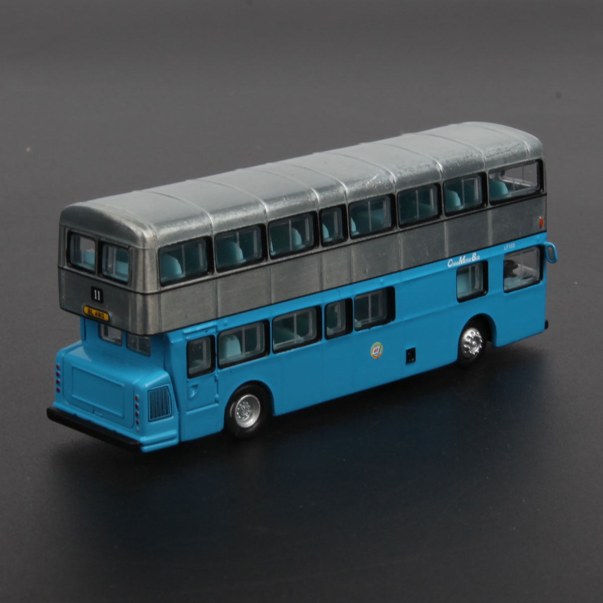 BEST CHOOSE 1/120香港双层巴士中环11线路蓝色BL408合金巴士模型
