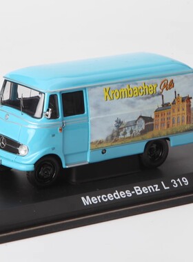 Schuco 舒克 1/43 奔驰 L 319 小货车 合金模型 蓝色