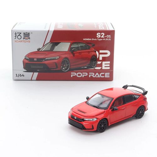 拓意 1:64本田思域Type R FL5 合金汽车模型少了一个倒后镜