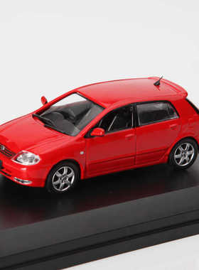 原厂 1/43 Toyota 丰田 RunX  红色 合金汽车模型 不可开门