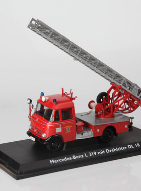 Schuco 舒克 1/43 奔驰 L 3l9 mit Drehleiter DLl8 合金模型