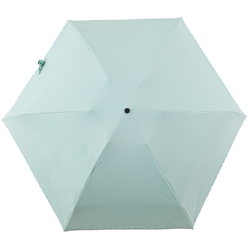 【16年老店】太阳伞轻巧便携纯色同色胶轻薄晴雨两用折叠遮阳伞女