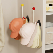 帽子收纳神器免打孔卧室门后鸭舌棒球帽整理架宿舍衣柜侧专用帽架