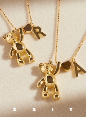 定制英文字母项链小众ins