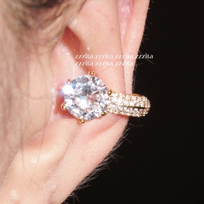 ZZZITA 无痛耳蜗钉·stary bling～无耳洞简约闪钻百搭耳夹耳骨夹