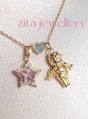 ZZZITA 爱神的契约·Serena Cupid～原创五角星丘比特天使项链